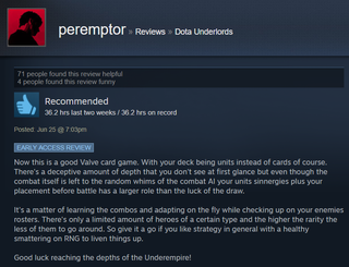 Illustration for article titled Dota Underlords, As Told By Steam Reviews